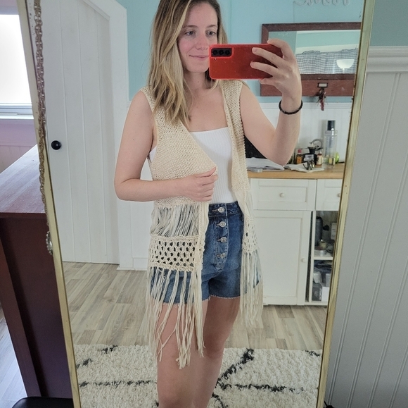 Forever 21 Boho crochet cardi - Picture 3 of 5